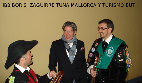 Imagen de Mejillón de Tuna Mallorca y Tuna de turismo con Boris Izaguirre con motivo de la serenata sorpresa preparada por IB3 para sorprender a David Bustamante.