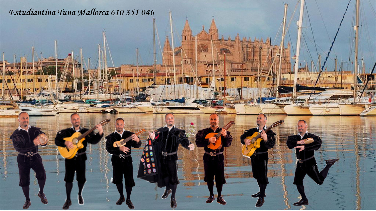 Imagen de Estudiantina Tuna_Mallorca_Grupo en el certamen internacional de tunas del mundo celebrado en oporto, Portugal